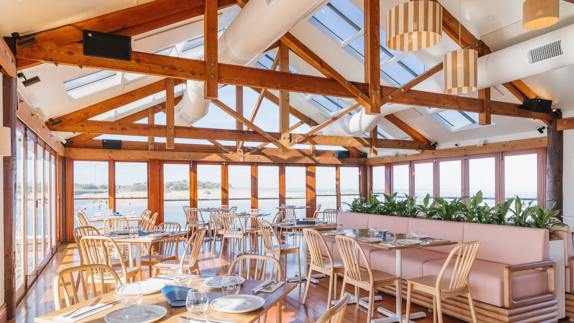 At The Heads restaurant, Noosa, hospitality interior